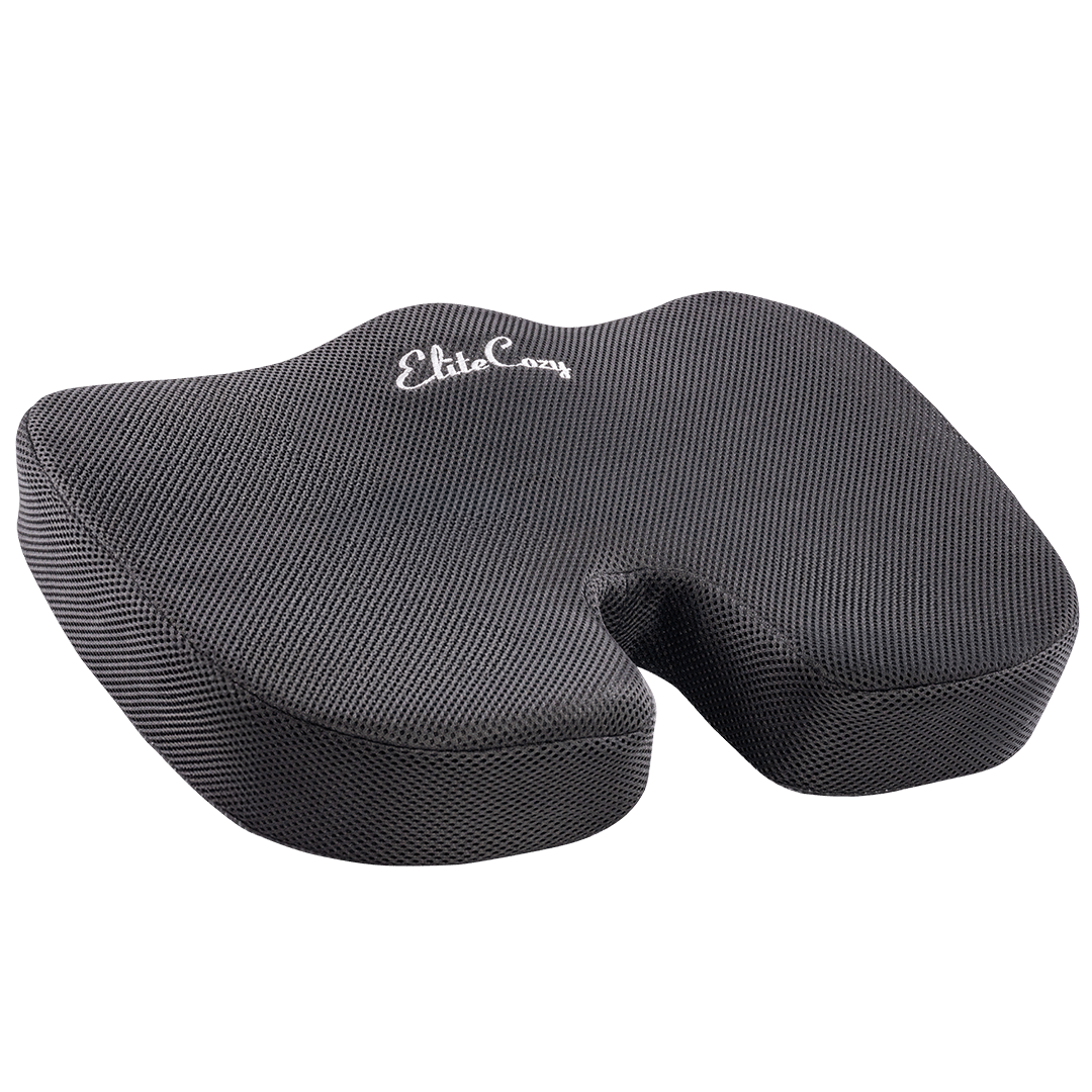 gel enhanced memory foam seat cushion (black)